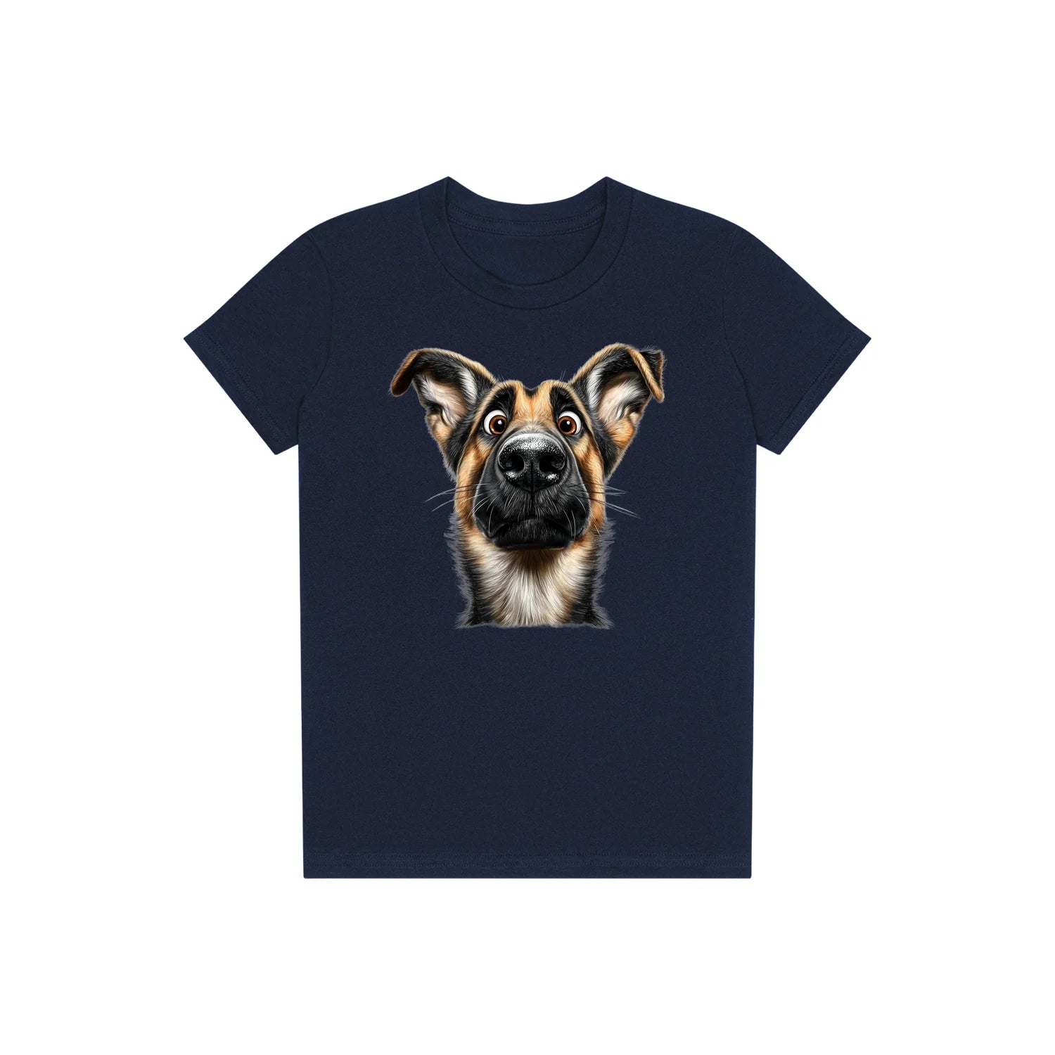 T-shirt Dog graphic 0068 - Navy