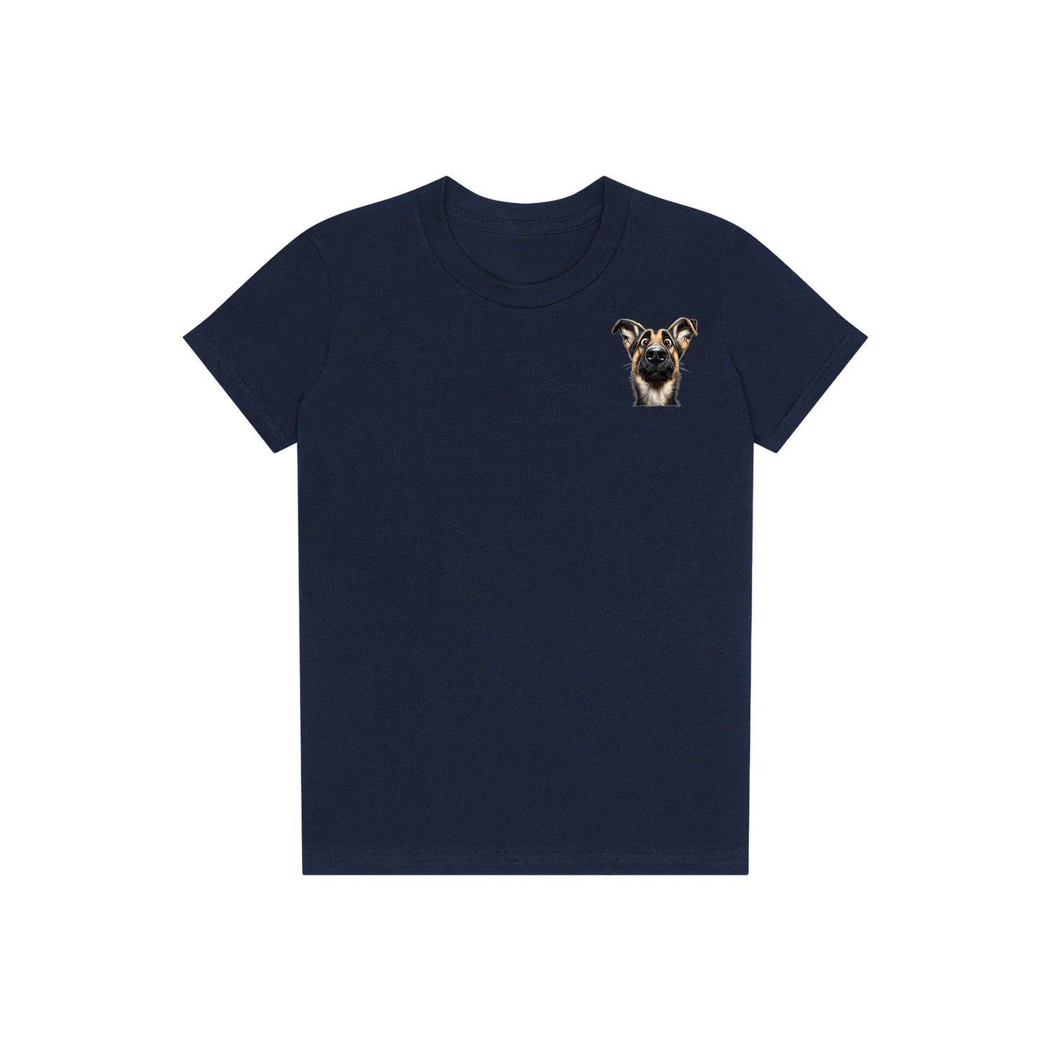 T-shirt Dog graphic 0068 - Navy