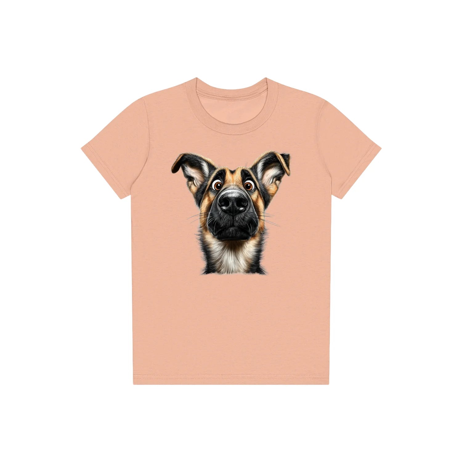 T-shirt Dog graphic 0068 - Peach
