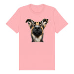T-shirt Dog graphic 0068 - Pink