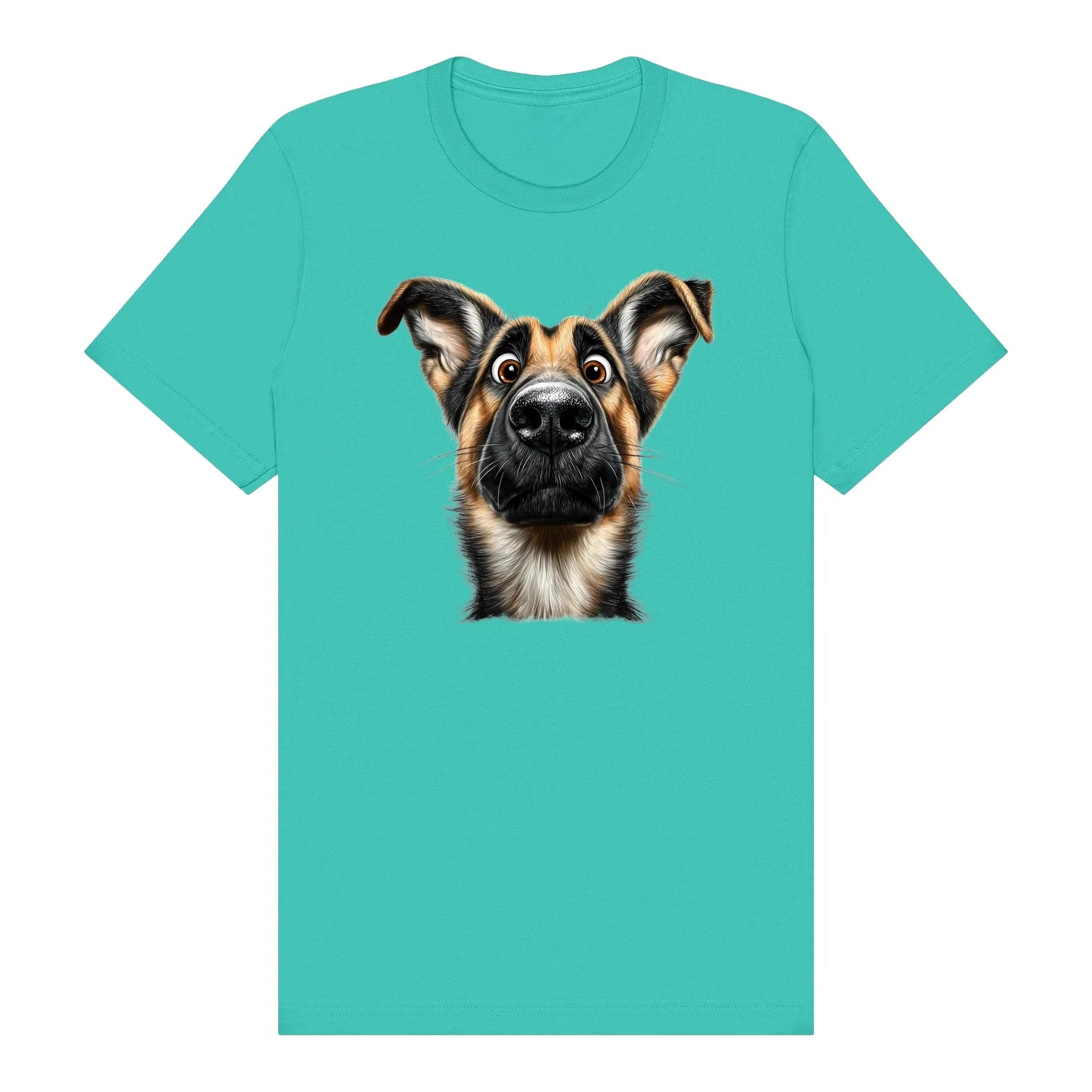 T-shirt Dog graphic 0068 - Teal