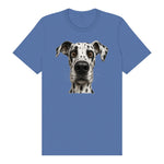 T-shirt Dog graphic 0069 - Columbia Blue