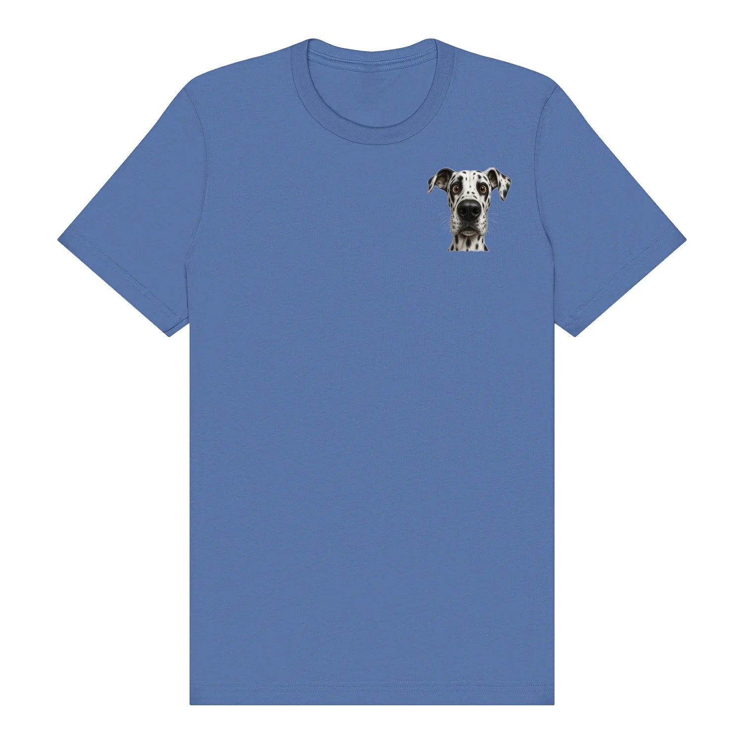 T-shirt Dog graphic 0069 - Columbia Blue