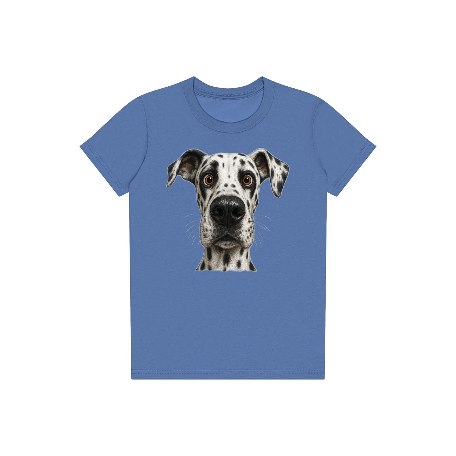 T-shirt Dog graphic 0069 - Columbia Blue