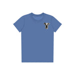 T-shirt Dog graphic 0069 - Columbia Blue