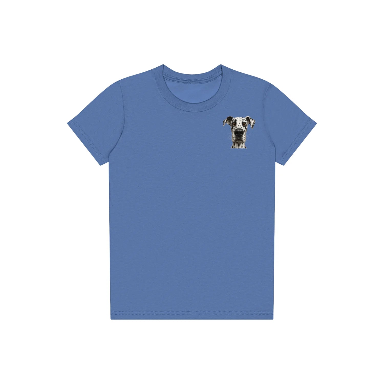 T-shirt Dog graphic 0069 - Columbia Blue