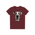 T-shirt Dog graphic 0069 - Maroon