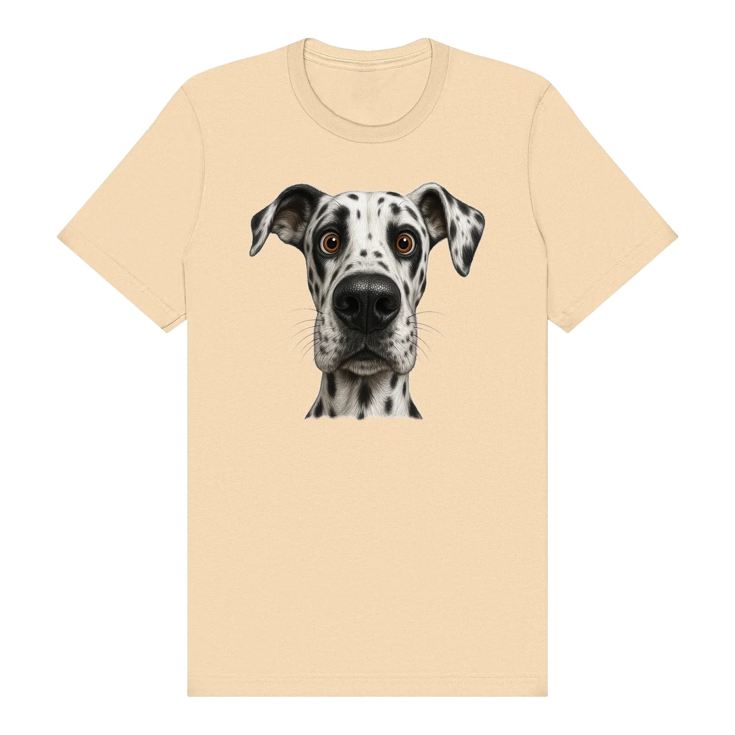 T-shirt Dog graphic 0069 - Soft Cream