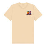 T-shirt Quirky Bird graphic 0001 - Soft Cream