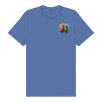 T-shirt Quirky Bird graphic 0002 - Columbia Blue