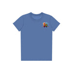 T-shirt Quirky Bird graphic 0002 - Columbia Blue