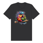 T-shirt Quirky Bird graphic 0003 - Dark Grey