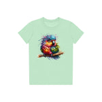 T-shirt Quirky Bird graphic 0003 - Mint