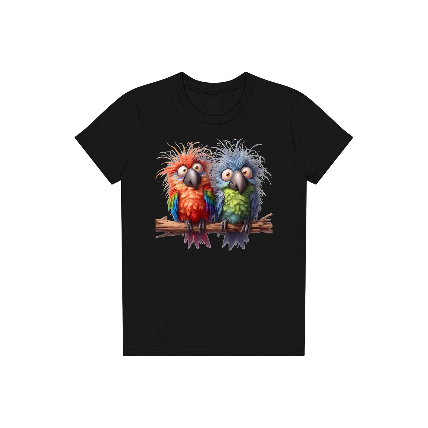 T-shirt Quirky Bird graphic 0004