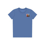 T-shirt Quirky Bird graphic 0004 - Columbia Blue