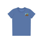 T-shirt Quirky Bird graphic 0005 - Columbia Blue