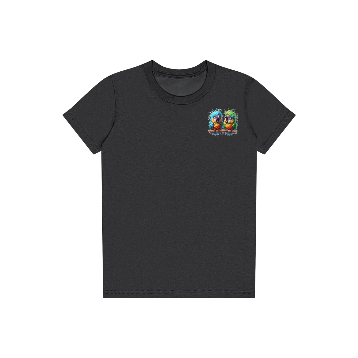 T-shirt Quirky Bird graphic 0005 - Dark Grey