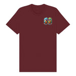 T-shirt Quirky Bird graphic 0005 - Maroon