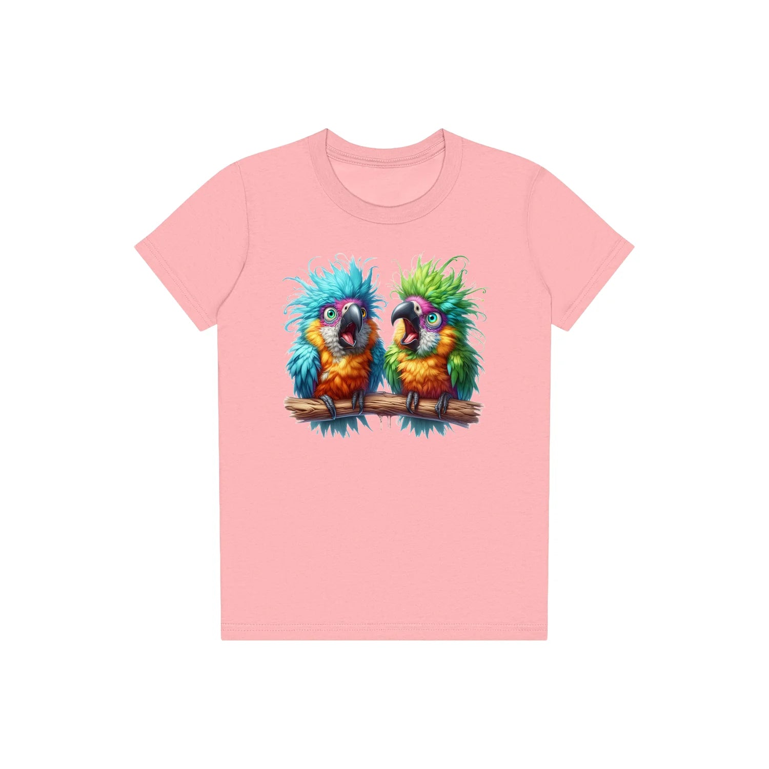 T-shirt Quirky Bird graphic 0005 - Pink