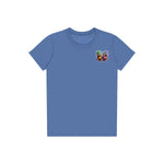 T-shirt Quirky Bird graphic 0006 - Columbia Blue