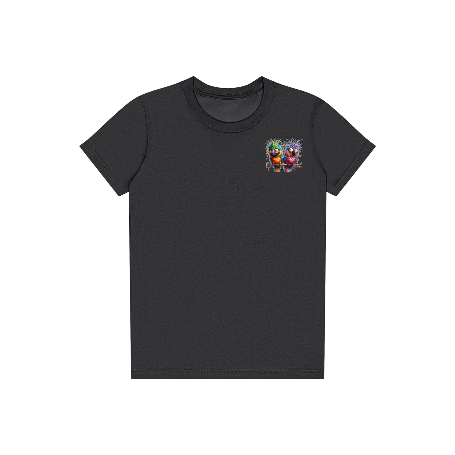 T-shirt Quirky Bird graphic 0006 - Dark Grey