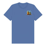 T-shirt Quirky Bird graphic 0007 - Columbia Blue