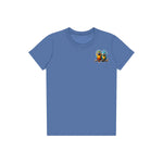 T-shirt Quirky Bird graphic 0007 - Columbia Blue