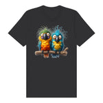 T-shirt Quirky Bird graphic 0007 - Dark Grey