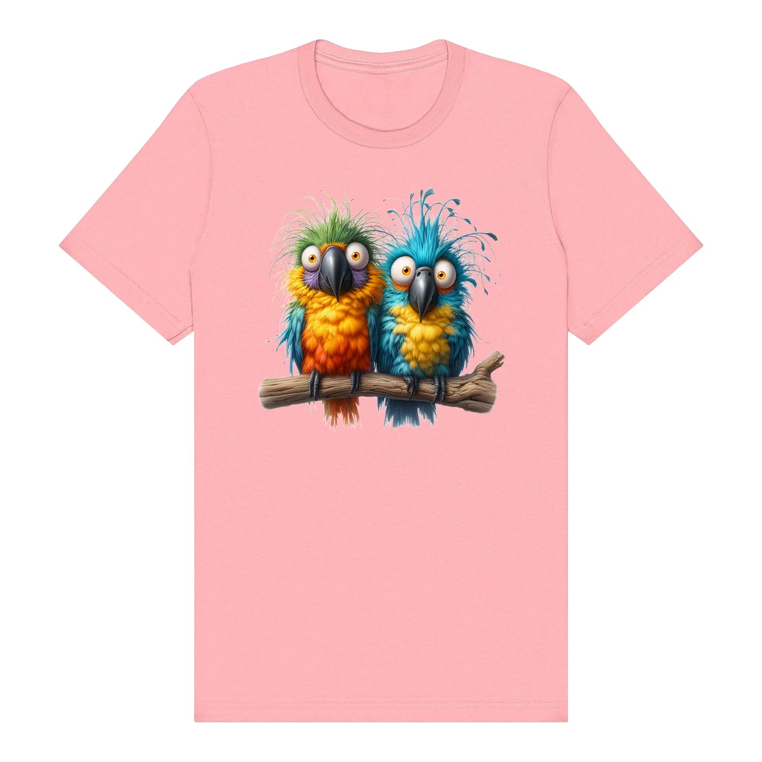 T-shirt Quirky Bird graphic 0007 - Pink
