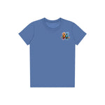 T-shirt Quirky Bird graphic 0008 - Columbia Blue