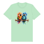 T-shirt Quirky Bird graphic 0008 - Mint