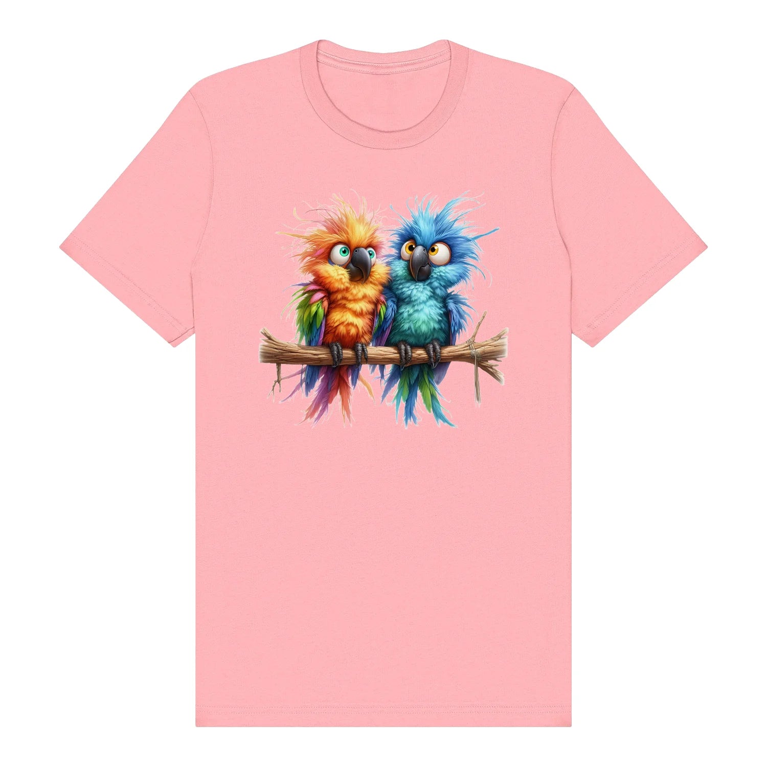 T-shirt Quirky Bird graphic 0008 - Pink