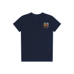 T-shirt Quirky Bird graphic 0009 - Navy