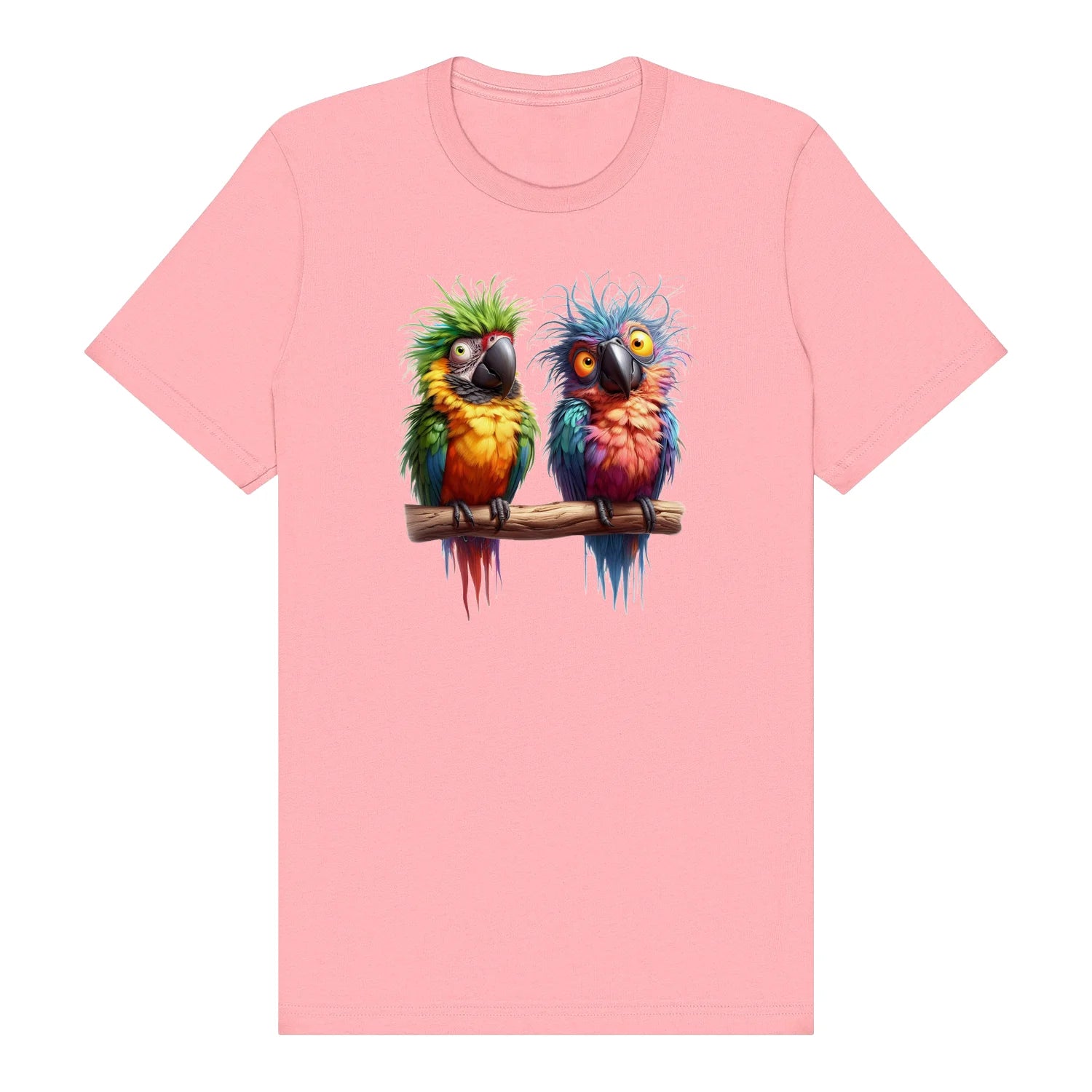 T-shirt Quirky Bird graphic 0009 - Pink