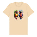 T-shirt Quirky Bird graphic 0009 - Soft Cream
