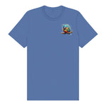T-shirt Quirky Bird graphic 0010 - Columbia Blue