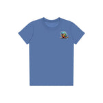 T-shirt Quirky Bird graphic 0010 - Columbia Blue