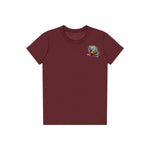 T-shirt Quirky Bird graphic 0010 - Maroon