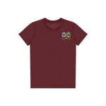 T-shirt Quirky Bird graphic 0011 - Maroon
