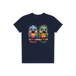 T-shirt Quirky Bird graphic 0011 - Navy