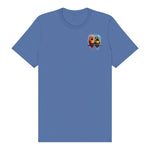T-shirt Quirky Bird graphic 0012 - Columbia Blue