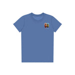 T-shirt Quirky Bird graphic 0012 - Columbia Blue