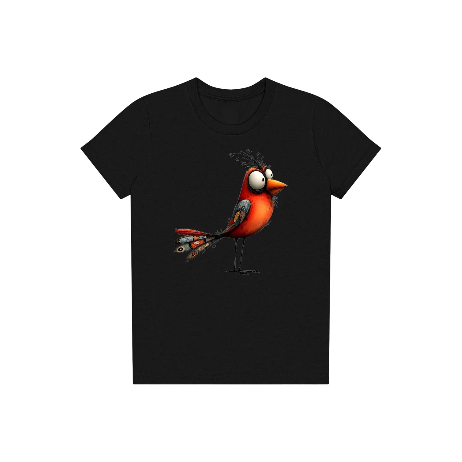 T-shirt Quirky Bird graphic 0013