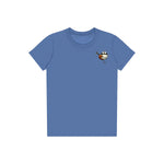 T-shirt Quirky Bird graphic 0014 - Columbia Blue