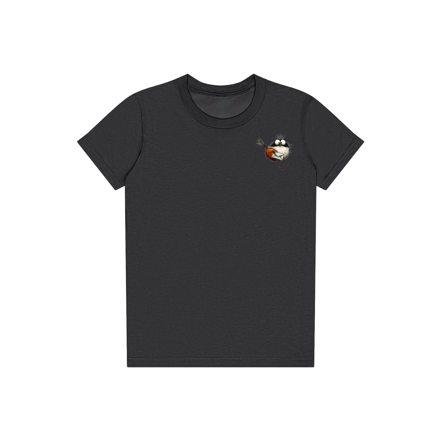 T-shirt Quirky Bird graphic 0014 - Dark Grey