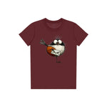 T-shirt Quirky Bird graphic 0014 - Maroon