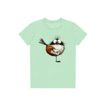 T-shirt Quirky Bird graphic 0014 - Mint