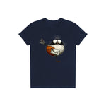 T-shirt Quirky Bird graphic 0014 - Navy