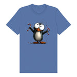 T-shirt Quirky Bird graphic 0015 - Columbia Blue