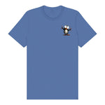 T-shirt Quirky Bird graphic 0015 - Columbia Blue